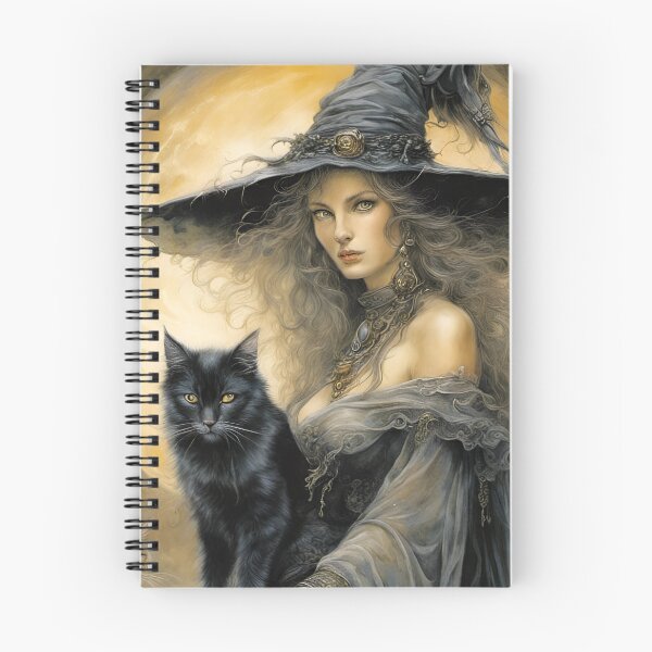 Artikelvorschau, Halloween witch and cats entworfen und verkauft von FineArtworld7.