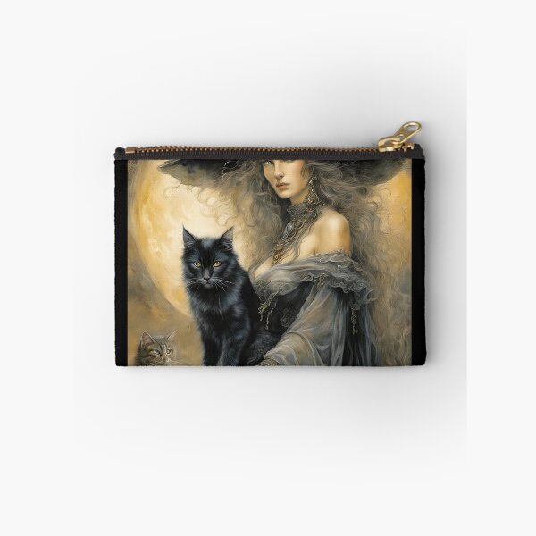Item preview, Halloween witch and cats designed and sold by FineArtworld7.