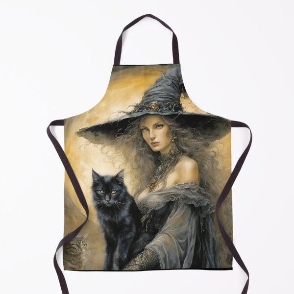 Item preview, Halloween witch and cats designed and sold by FineArtworld7.