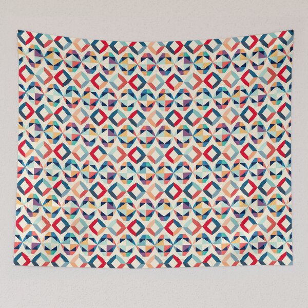 Artikelvorschau, Muster mit Retro Design das an Popart erinnert entworfen und verkauft von Pflugart.