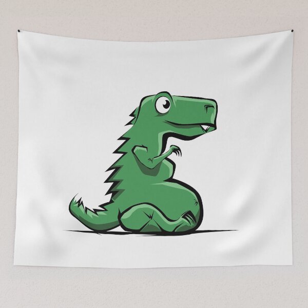 Item preview, funny dino dinosaur icon comic cartoon cute children animals designed and sold by AndreMi.
