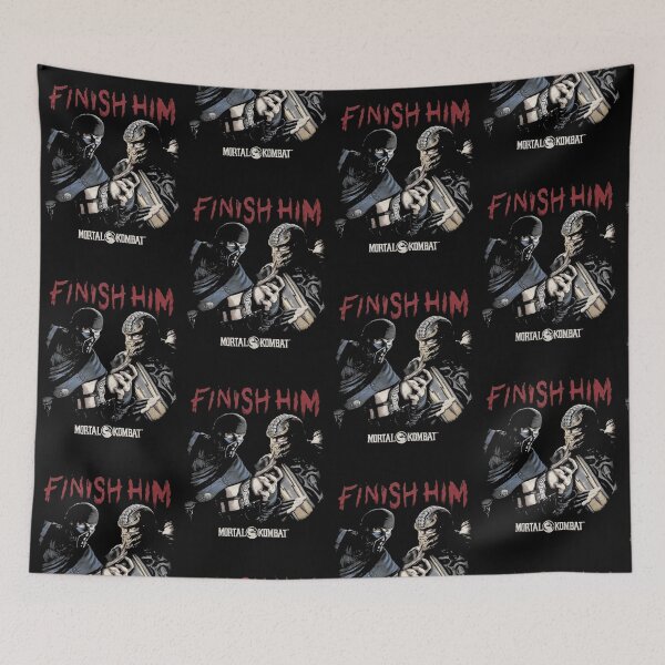 Item preview, Mortal Kombat Finish Him designed and sold by HoneyNutsGibso.