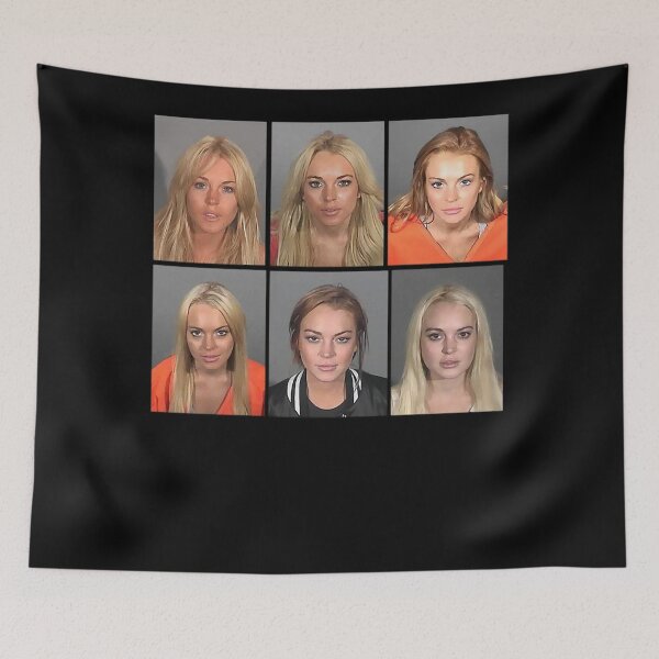 Item preview, LINDSAY actor LOHAN Mugshots designed and sold by KohsoomBuaban.