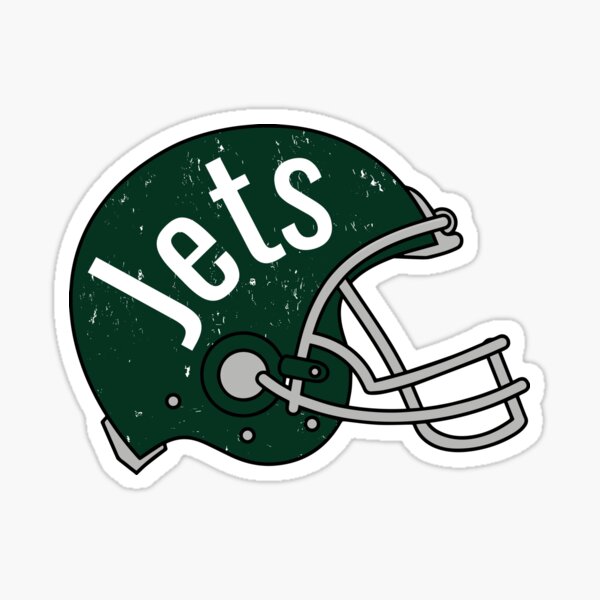 New York Jets Funky Retro J-E-T-S Chant Sticker for Sale by GangGreenGear