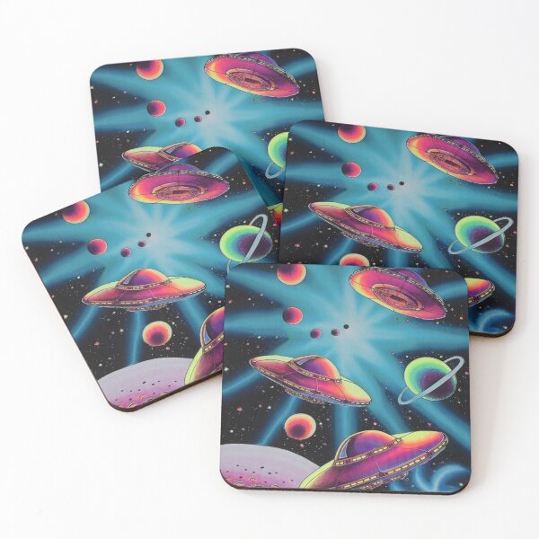 Item preview, UFO and galaxy classic vintage style designed and sold by Sarawut hoyhual.