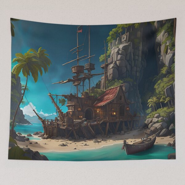 Item preview, Pirate Hideaway designed and sold by Mr-Saxon.