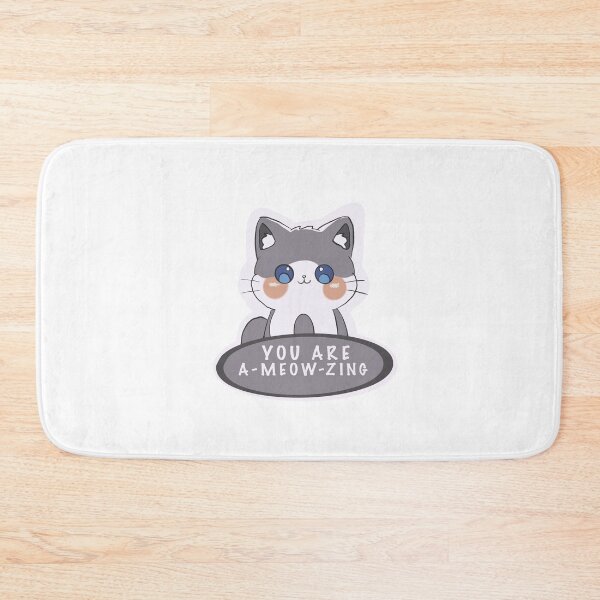 Item preview, Kawaii cat Motivational   Pet mat designed and sold by medea-edit.