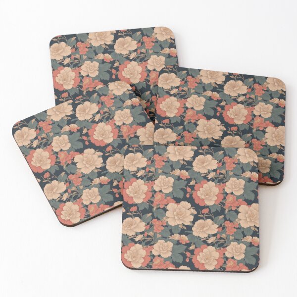 Item preview, Oriental flowers 22 designed and sold by DoodleLandShop.