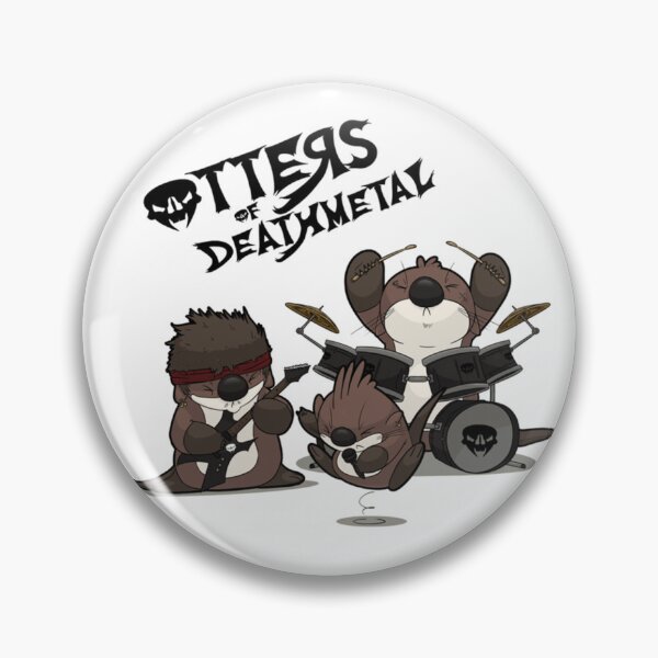 Item preview, OTTERS OF DEATHMETAL v.1  designed and sold by TeresaGomez6.