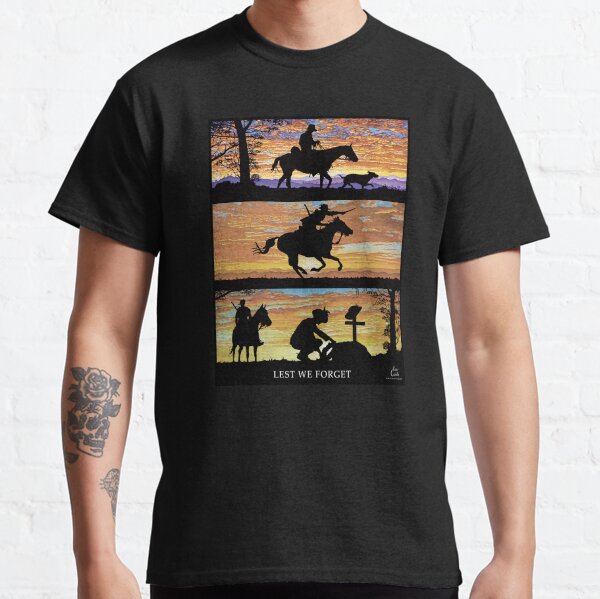 Australian Sunsets Lest we forget Classic T-Shirt