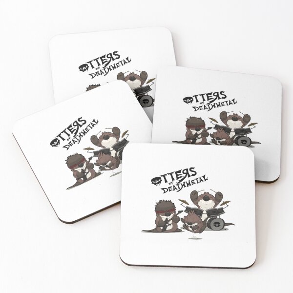 Item preview, OTTERS OF DEATHMETAL v.1  designed and sold by TeresaGomez6.