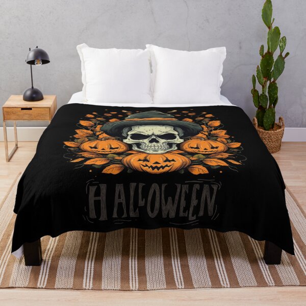 Item preview, Halloween Skull designed and sold by Dominika Bednarska.