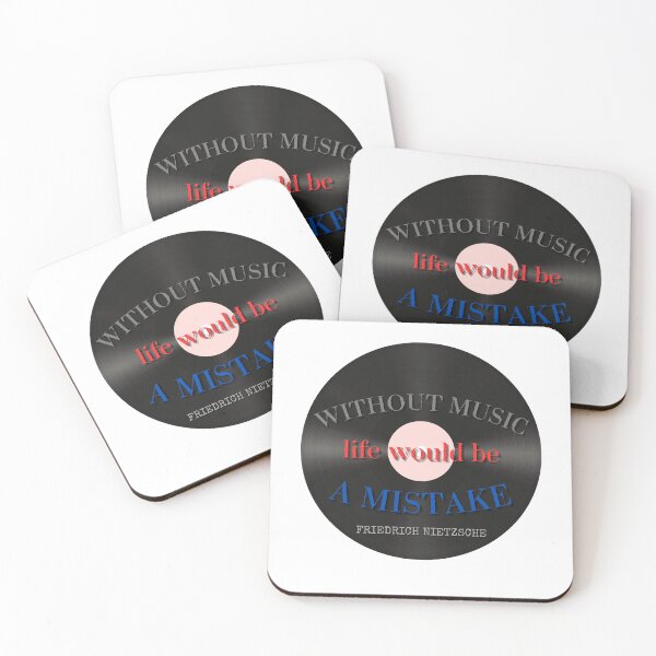 Item preview, Without Music Life Would Be A Mistake-Friedrich Nietzsche Quote designed and sold by HomeArtStudio.