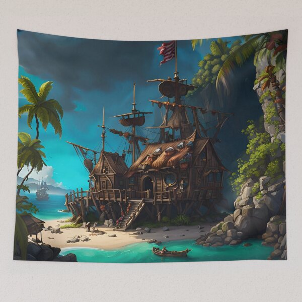 Item preview, Pirate Hideaway designed and sold by Mr-Saxon.