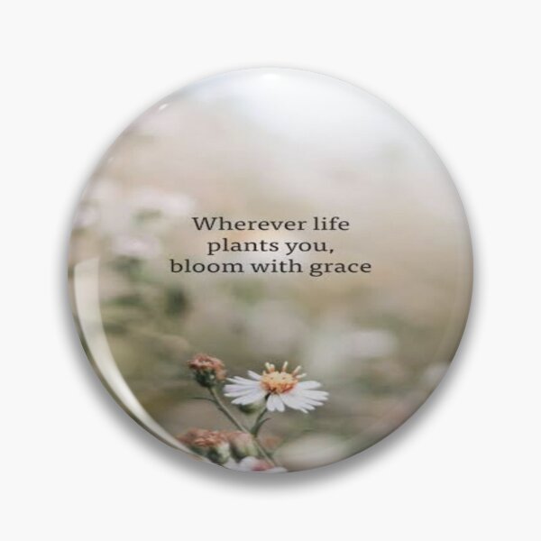 Item preview, Caption and flower designed and sold by Style-And-U.