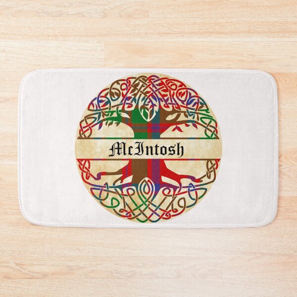 Item preview, McIntosh Tree of Life Clan Scottish Surname tartan designed and sold by BagTown Clans.