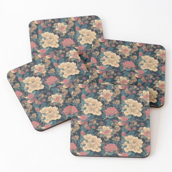 Item preview, Oriental flowers 24 designed and sold by DoodleLandShop.