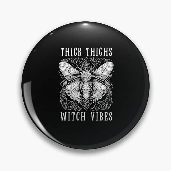 Item preview, Thick Thighs & Witch Vibes Halloween Witches Spooky designed and sold by MissRasheedHam.
