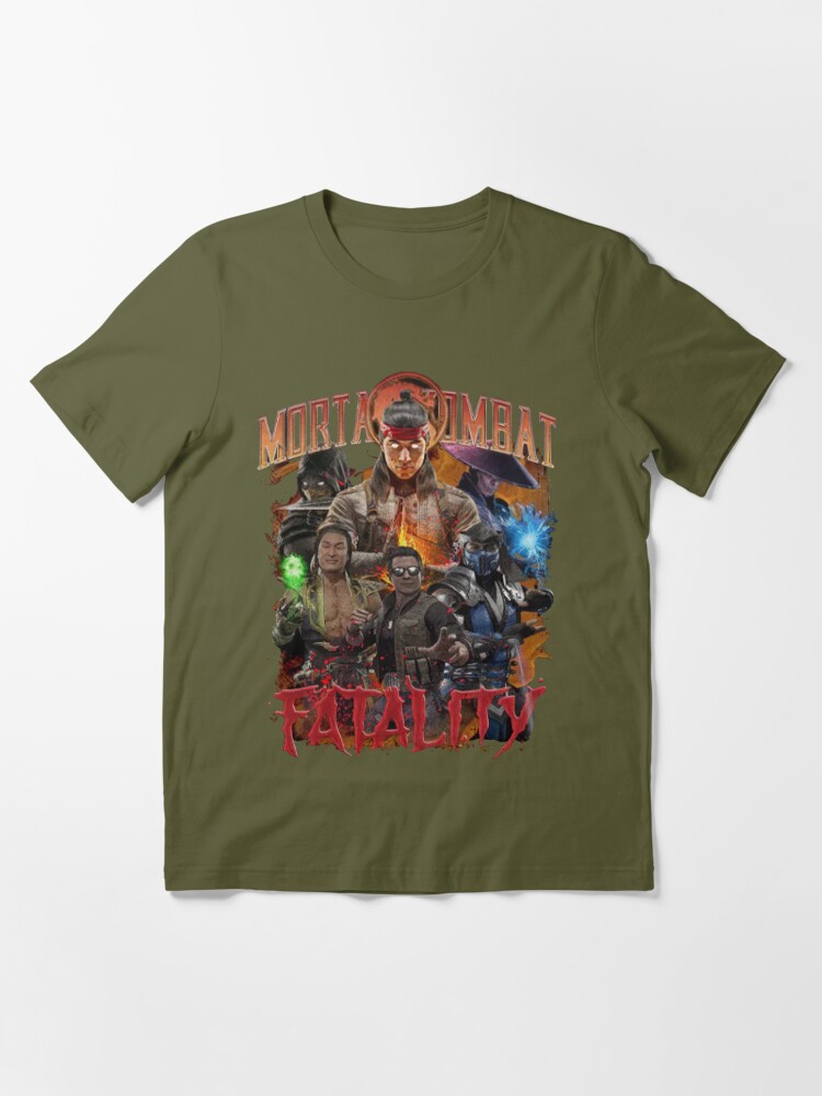 vintage Mortal Kombat 9 Fatality t-shirt XL MK1 arcade games play