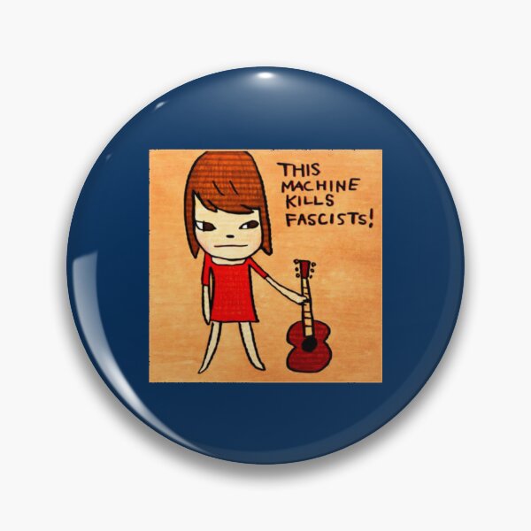 Item preview, yoshitomo nara - machine kills fascists   designed and sold by KelcieQuimby.