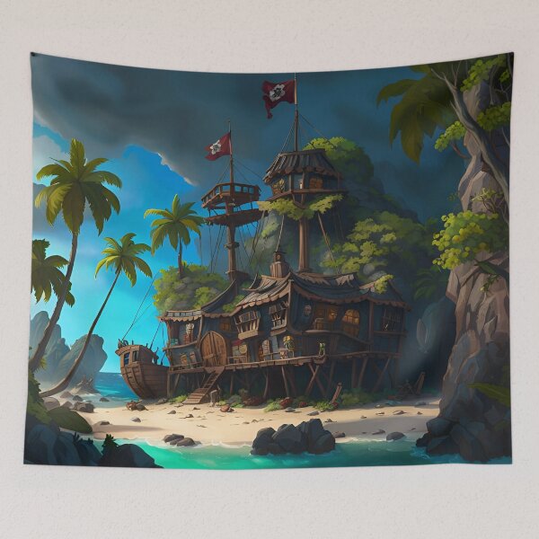Item preview, Pirate Hideaway designed and sold by Mr-Saxon.