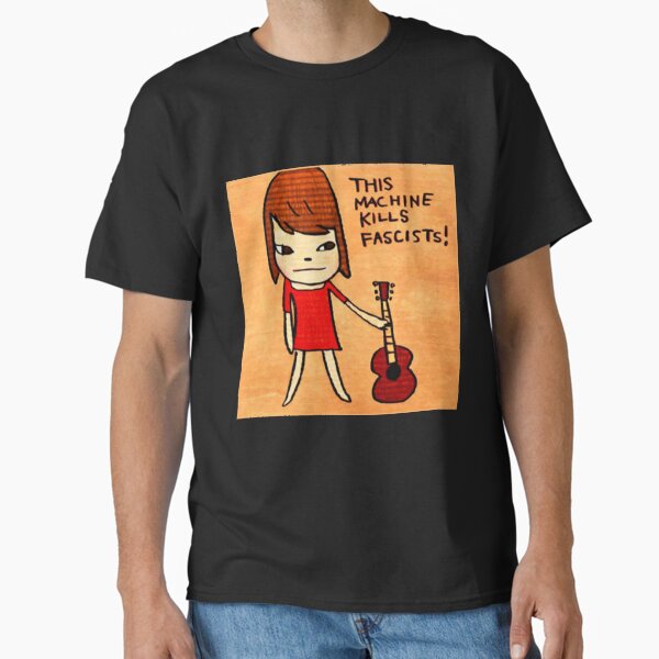 Item preview, yoshitomo nara - machine kills fascists   designed and sold by KelcieQuimby.