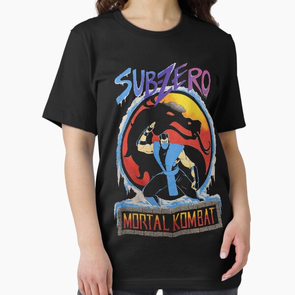 Vista previa del artículo con la obra «Mortal Kombat Vintage Sub Cero», diseñado y vendido por HoneyNutsGibso.