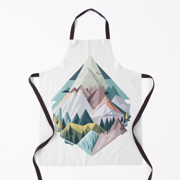 Item preview, Vibrant color pastel hiking camping mountains design designed and sold by Leivenaar.