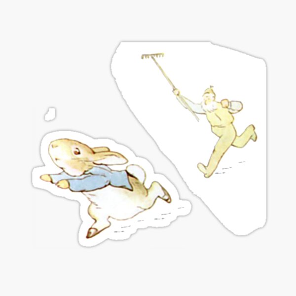 Peter Rabbit Adventure: Chased by Mr. McGregor Sticker