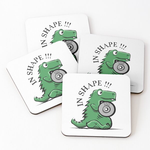 Item preview, fitness gym funny dino dinosaur symbol comic cartoon cute children animals designed and sold by AndreMi.