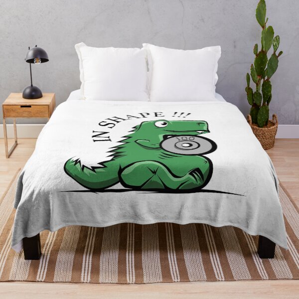 Item preview, fitness gym funny dino dinosaur symbol comic cartoon cute children animals designed and sold by AndreMi.