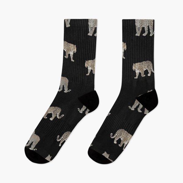 Item preview, Modern Black Golden Leopard Jungle Animals designed and sold by NdesignTrend.