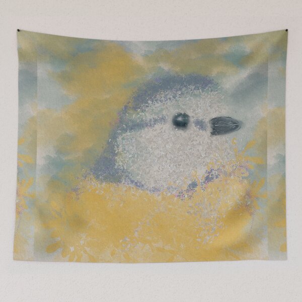 Item preview, Blue tit, flower tit designed and sold by itkacreations.