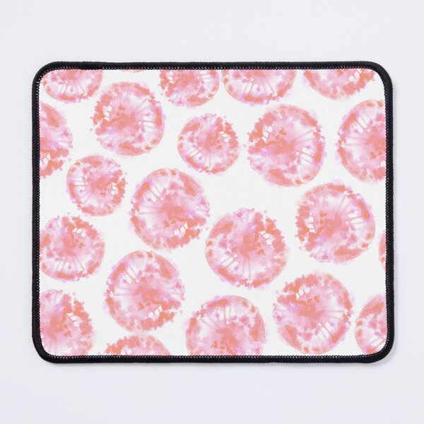 Aperçu de l'œuvre Bio structures couleur rose. Aquarelle. Spores, méduses, champignons, graines créée et vendue par Olga Matskevich.
