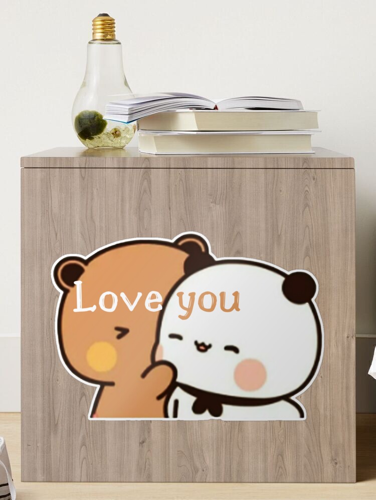 Bubu Dudu Panda Bear Love 2024  Sticker for Sale by FlowOfWater