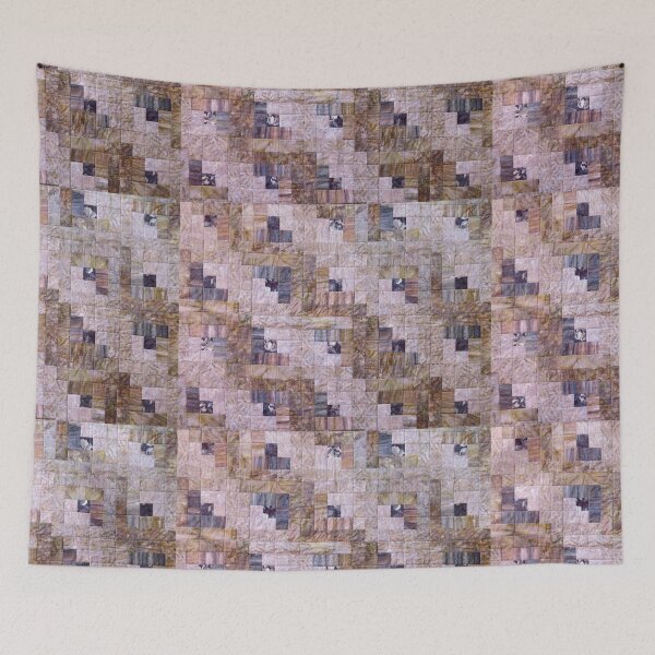 Item preview, Log-Rolling Log Cabin Quilt designed and sold by Jean Gregory Evans.