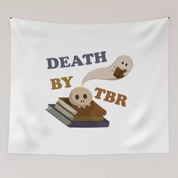 Item preview, Death By TBR Ghost Reading Book designed and sold by shmodev.