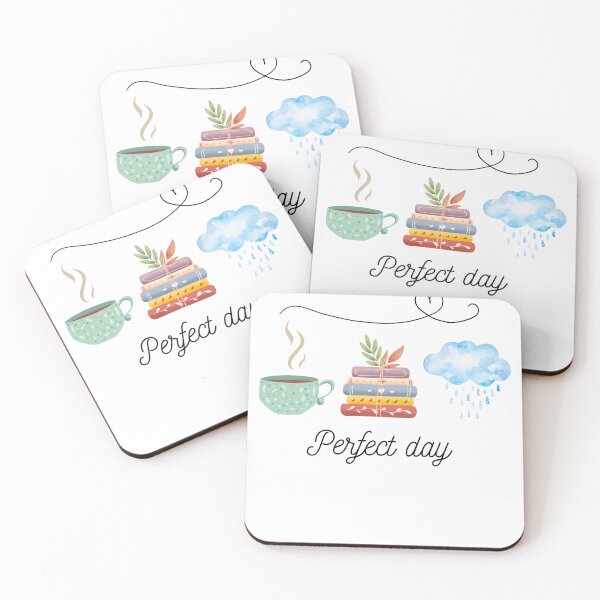 Item preview, Perfect Rainy Day with Coffee and Good Books designed and sold by MattAlexDesign.