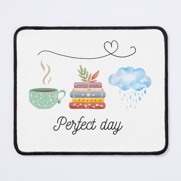 Item preview, Perfect Rainy Day with Coffee and Good Books designed and sold by MattAlexDesign.