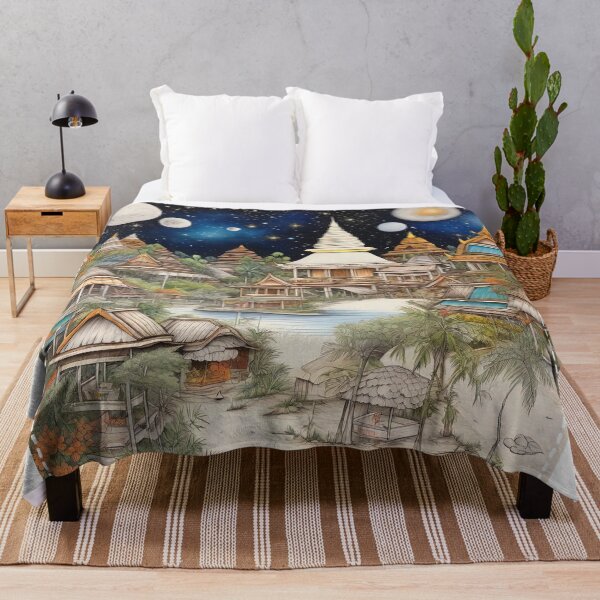 Item preview, Thai temples and Thai people in the past designed and sold by Natcharee.