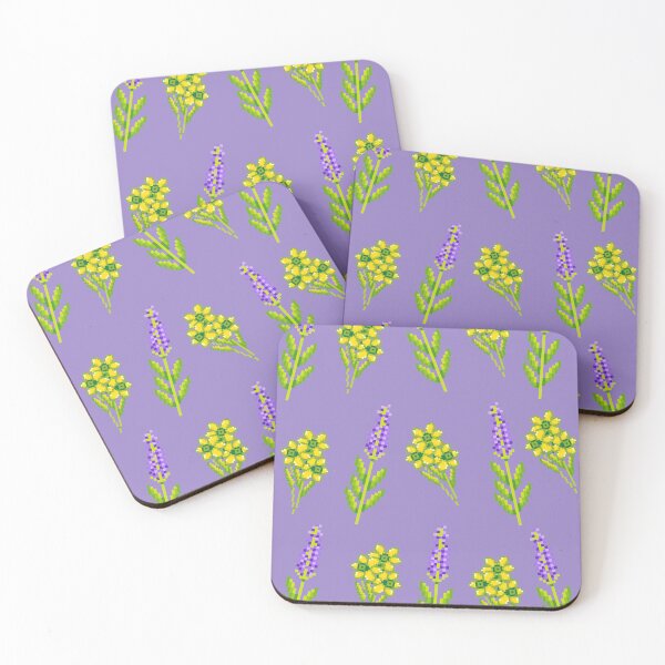 Item preview, Seemless embroidery floral pixel pattern  designed and sold by BrightestArt.