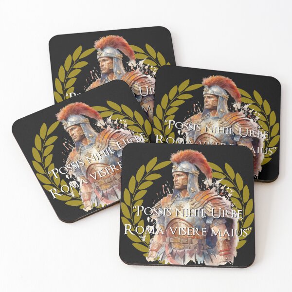 Item preview, Roman Legionary Ode to Rome Quote designed and sold by AgeOfHeroes.