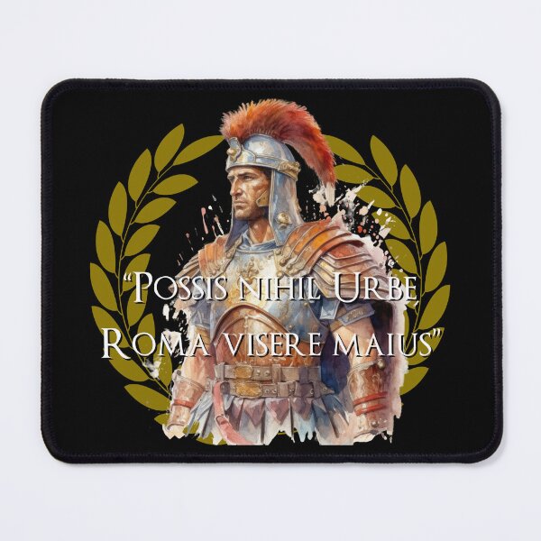 Item preview, Roman Legionary Ode to Rome Quote designed and sold by AgeOfHeroes.