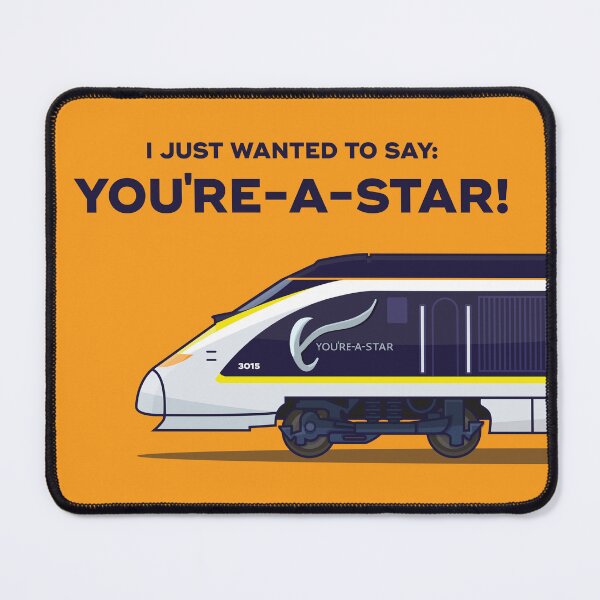 Item preview, You're A Star - Eurostar Message designed and sold by HumbleGumball.