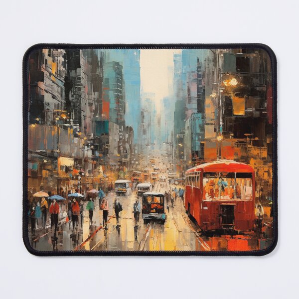 Item preview, An Impressionist Painting of Hong Kong - China designed and sold by StudioRedKoala.
