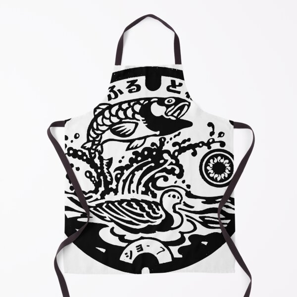 Item preview, Fish and Duck on Manhoel in Japan - Black designed and sold by mattraski.
