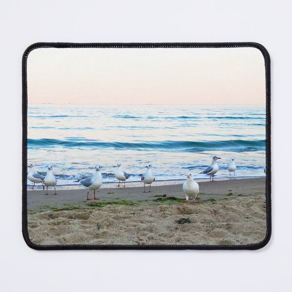 Item preview, Seagulls sit on the beach designed and sold by taya-stdnk.