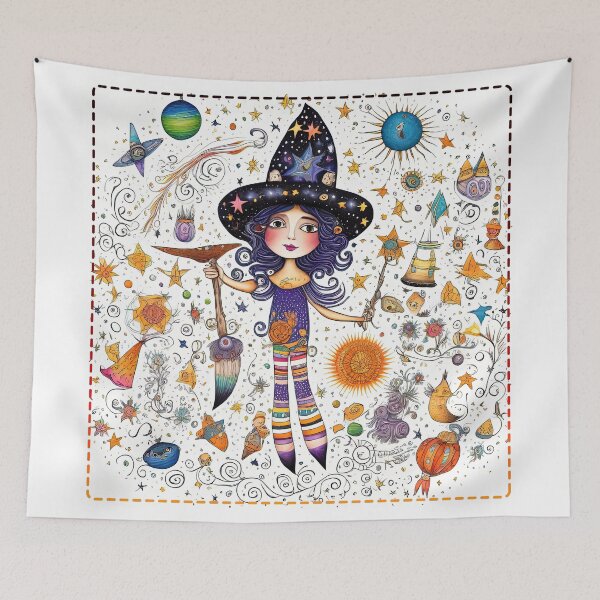 Item preview, A witch full of cuteness There was nothing ugly or scary at all. designed and sold by Natcharee.