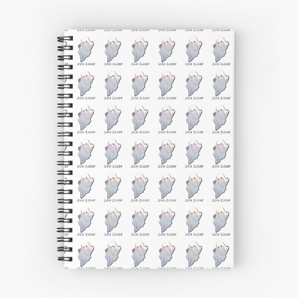 Item preview, Boo Sheet Diagonal White Ghost Sheet Halloween Shirt and Laptop Sticker Design by Zeesdesign on Redbubble designed and sold by ZEESDESIGN.