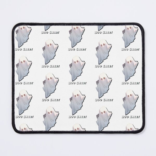 Item preview, Boo Sheet Diagonal White Ghost Sheet Halloween Shirt and Laptop Sticker Design by Zeesdesign on Redbubble designed and sold by ZEESDESIGN.